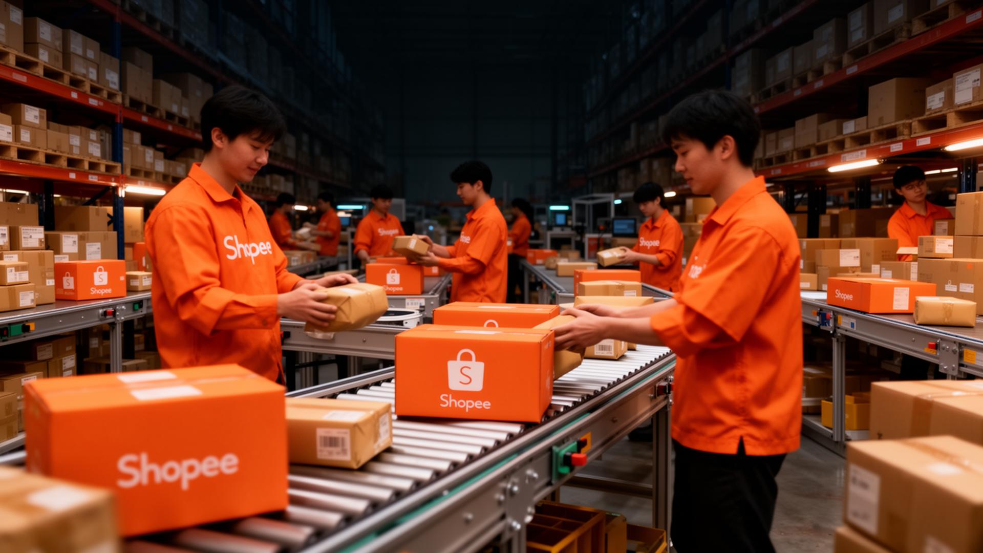 Operação logística Shopee